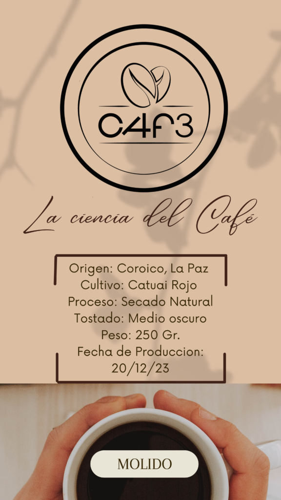 Café c4f3 contacto 250 gr